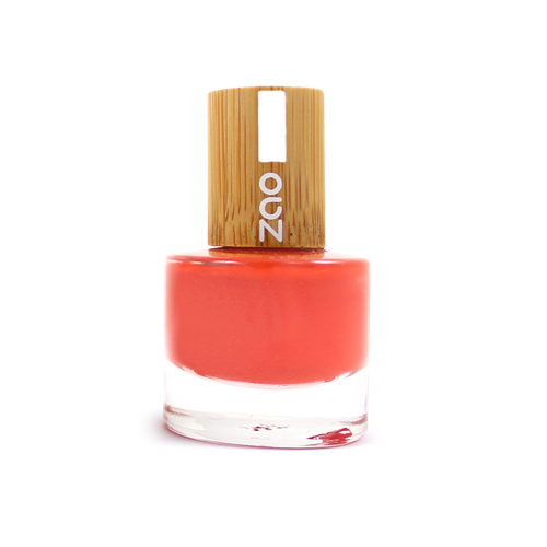 Oranje koraal nagellak