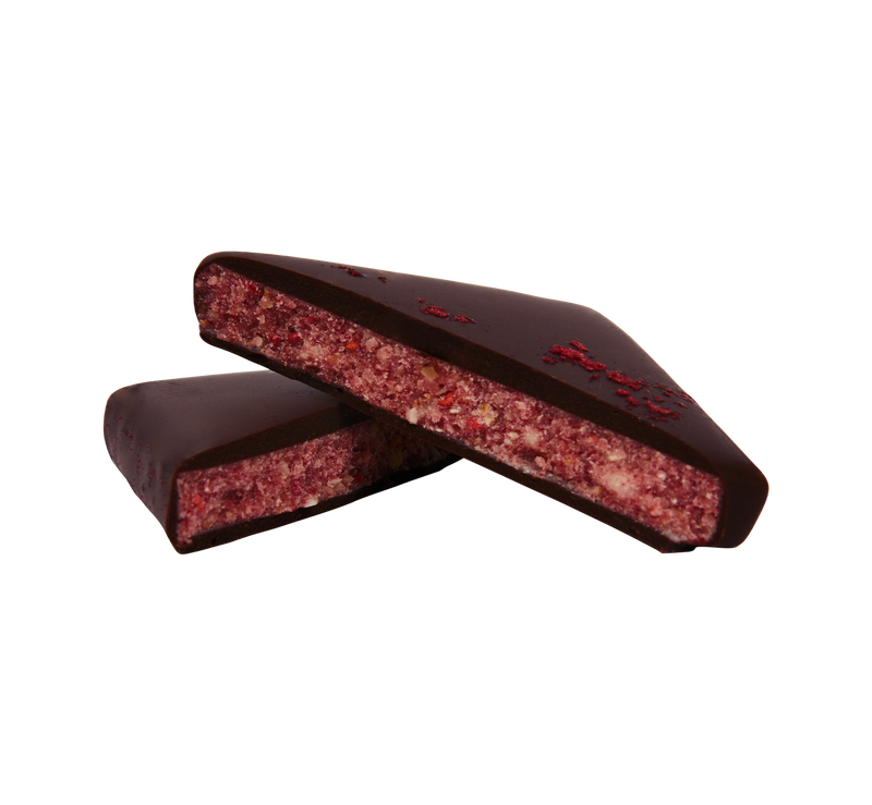 Boîte de Chocolats Framboise, Sarrasin & Macadamia