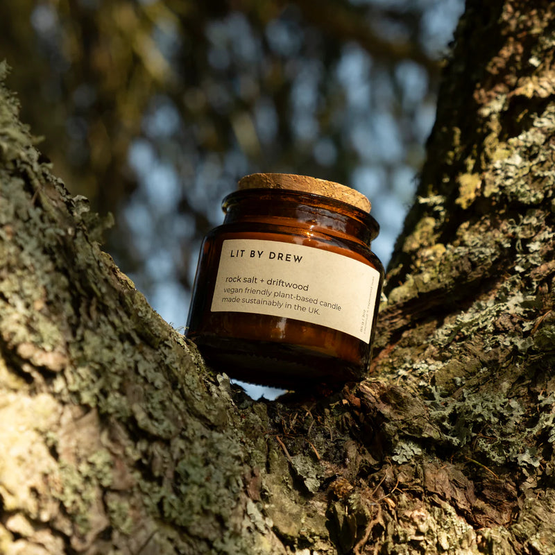 Bougie Rock Salt & Driftwood