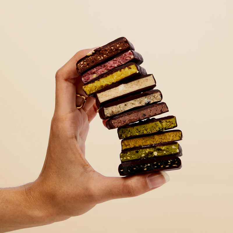 Chocolat à la Fraise & aux Noix de Macadamia