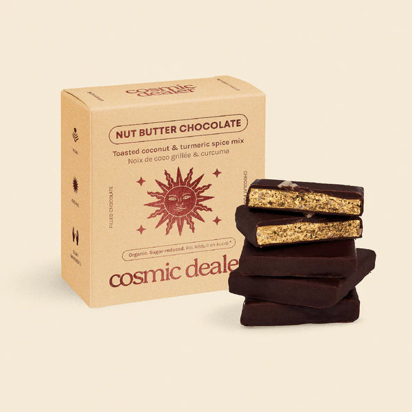 Boîte de Chocolats à la Coconut Grillée et Curcuma