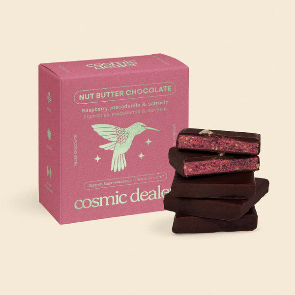 Boîte de Chocolats Framboise, Sarrasin & Macadamia
