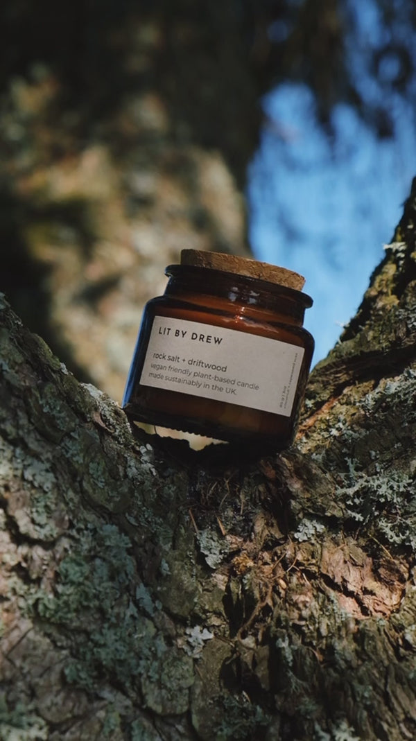 Bougie Rock Salt & Driftwood