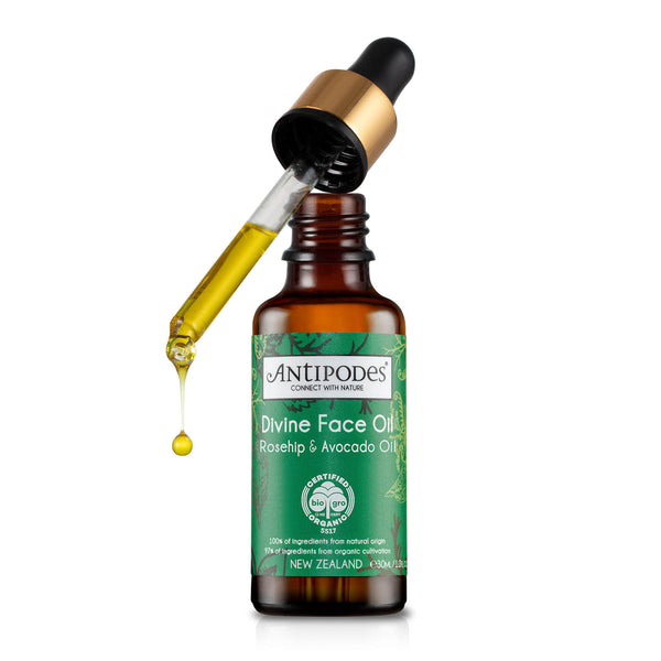 Divine Face Oil - Rozenbottel &amp; Avocado Gezichtsolie