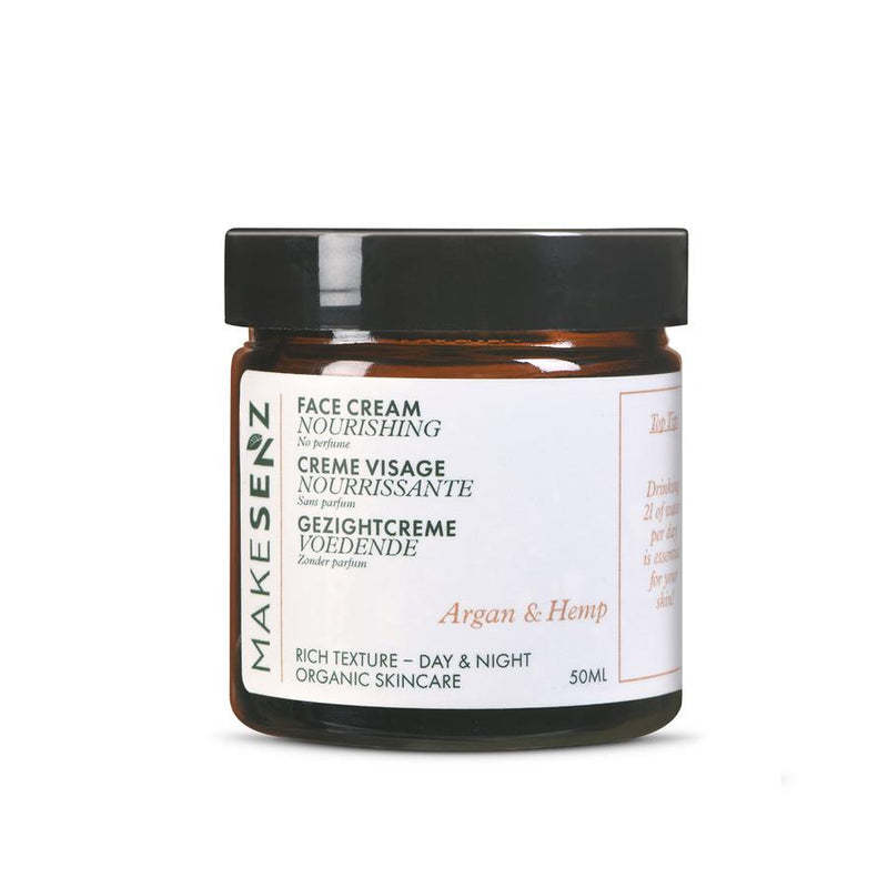 Crème Visage Nourrissante Argan Chanvre