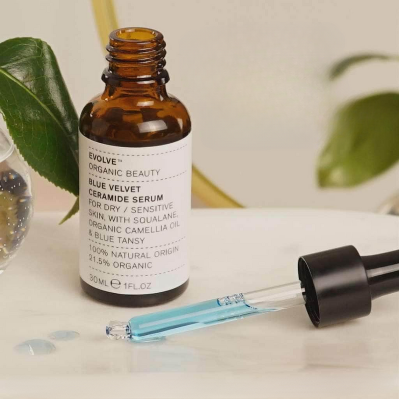 Blauw fluweel ceramide serum
