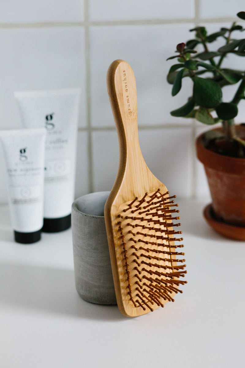 Brosse à cheveux en bambou